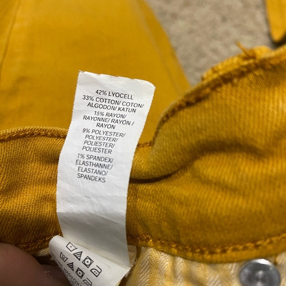 Lucky Brand Women's Mustard Skinny Jeans - Picture 6 of 6